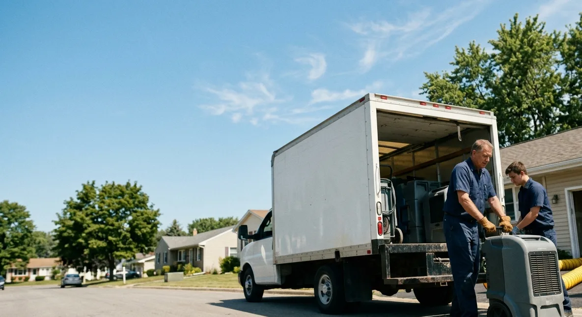 Water Damage Cleanup in Benson, IL near me
